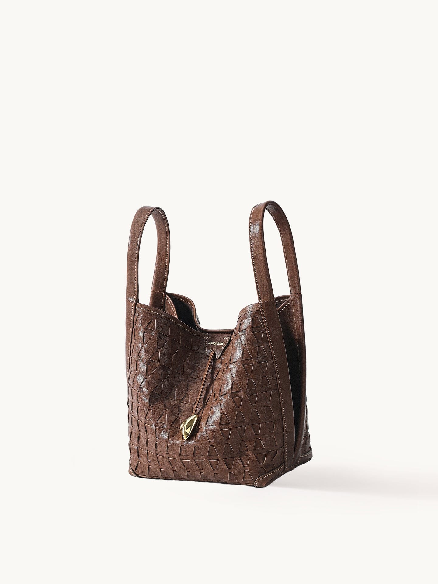Lattice Bucket Bag